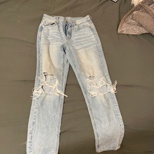 American eagle high waisted mom jeans
